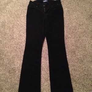 Black corduroy pants for women